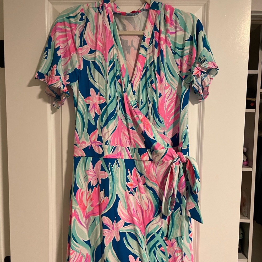 Lilly Pulitzer wrap romper